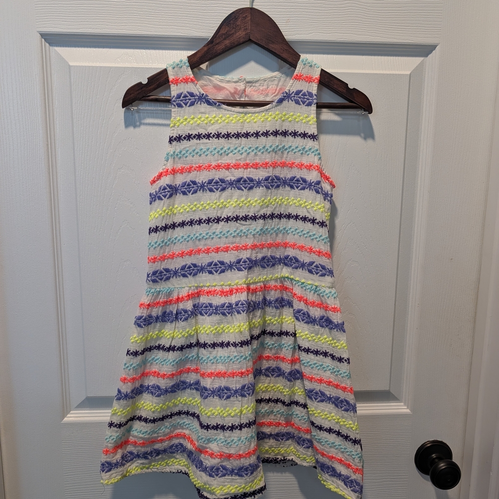 Girls Embroidered Spring Dress